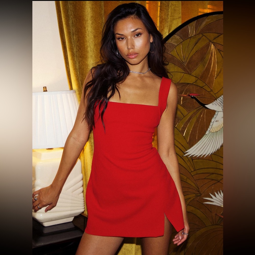 Princess Polly Bombshell Mini Dress Red